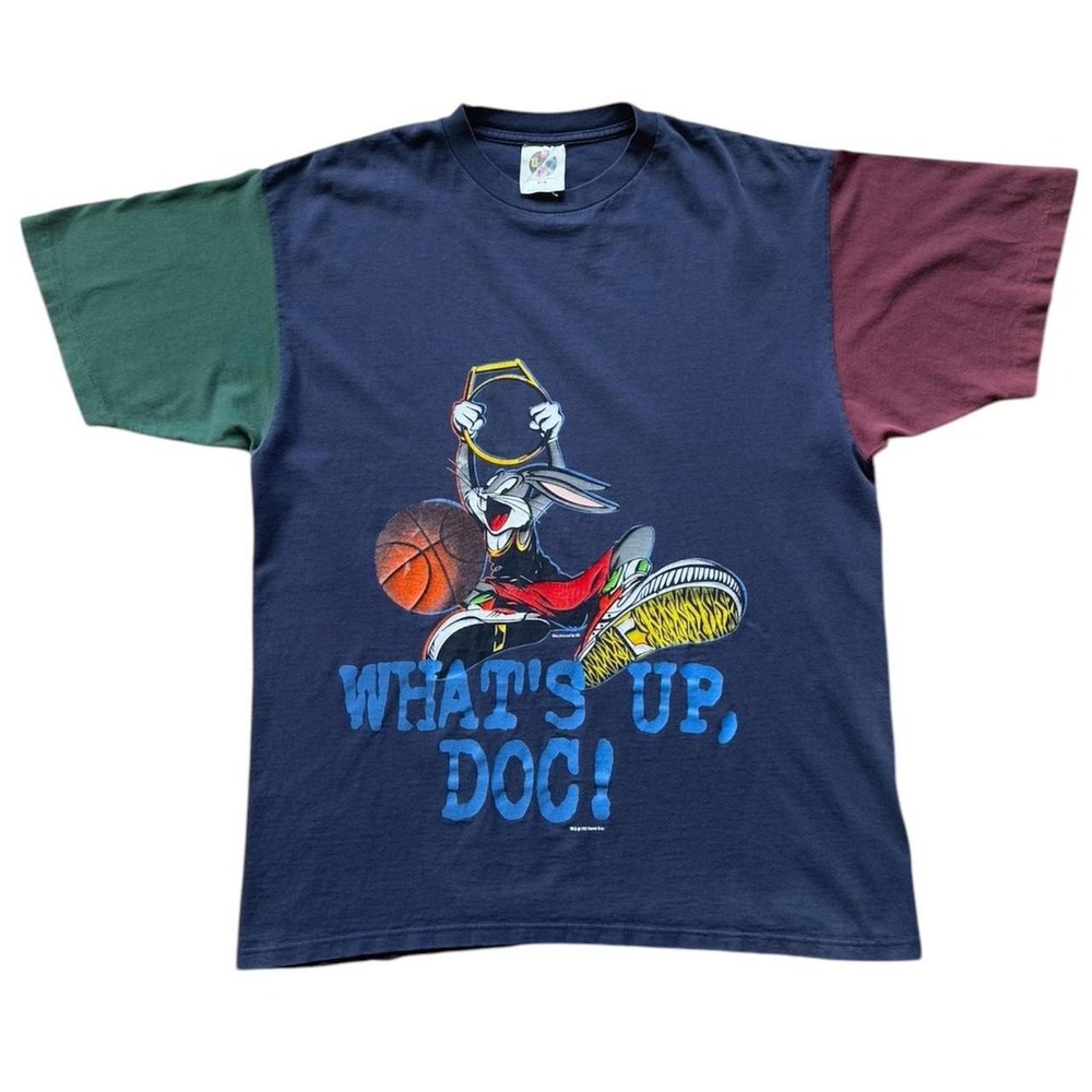 Vintage 90s Warner Bros Looney Tunes Whatsup Doc Bugs Bunny T-shirt